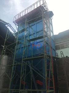 Bồn túi lọc 2 đáy, cao 10m tại Công ty Long Việt, KCN Tam Phước