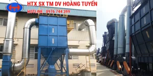 Bồn túi lọc bụi và đường ống hút